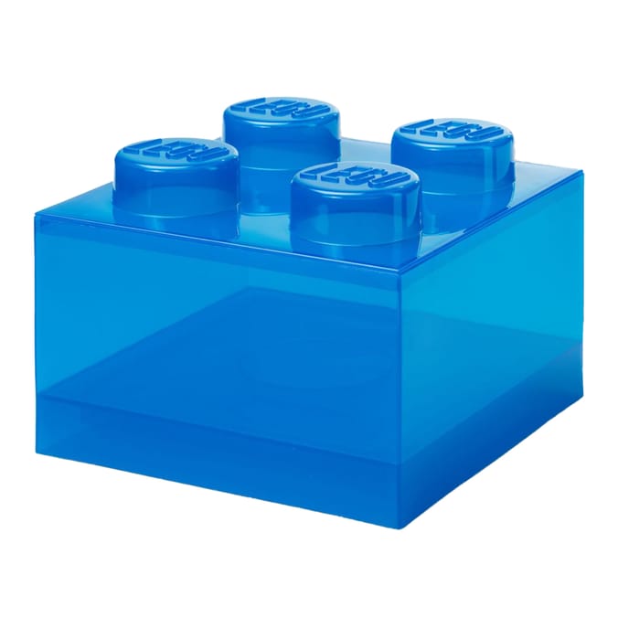 LEGO Clear Brick Shaped Storage Box