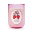  Disney Minnie Mouse Cherries Glass Candle - Pink 