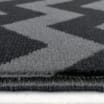 Essentials Maestro Zig-Zag Runner - Grey 55 x 185cm