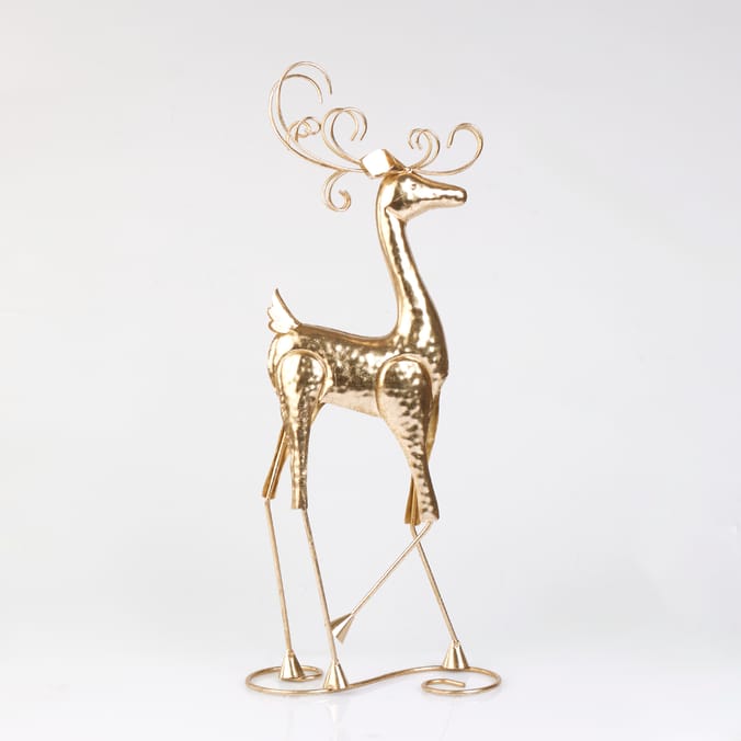 Winter Luxe Metal Reindeer