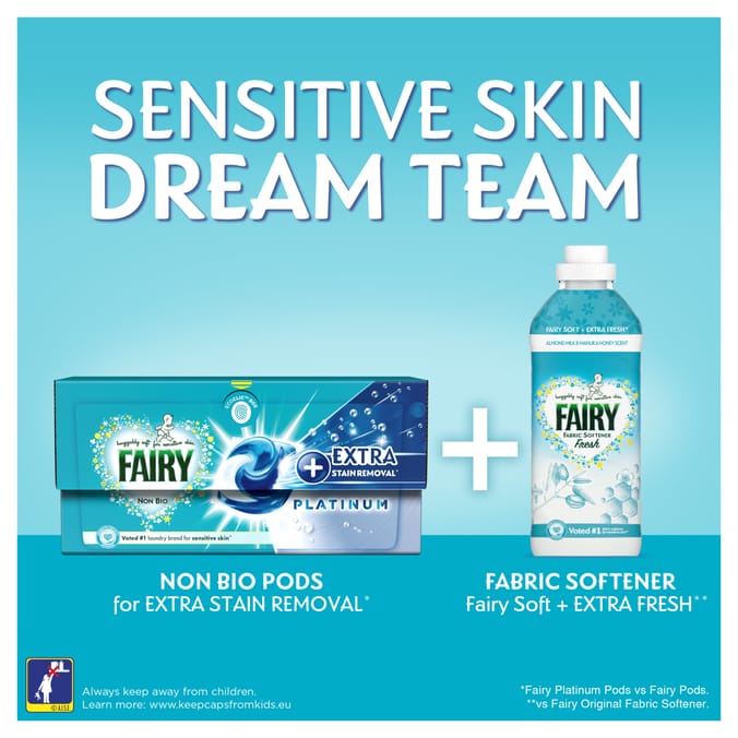 Fairy Non Bio Pods Washing Liquid Capsules 19 Washes