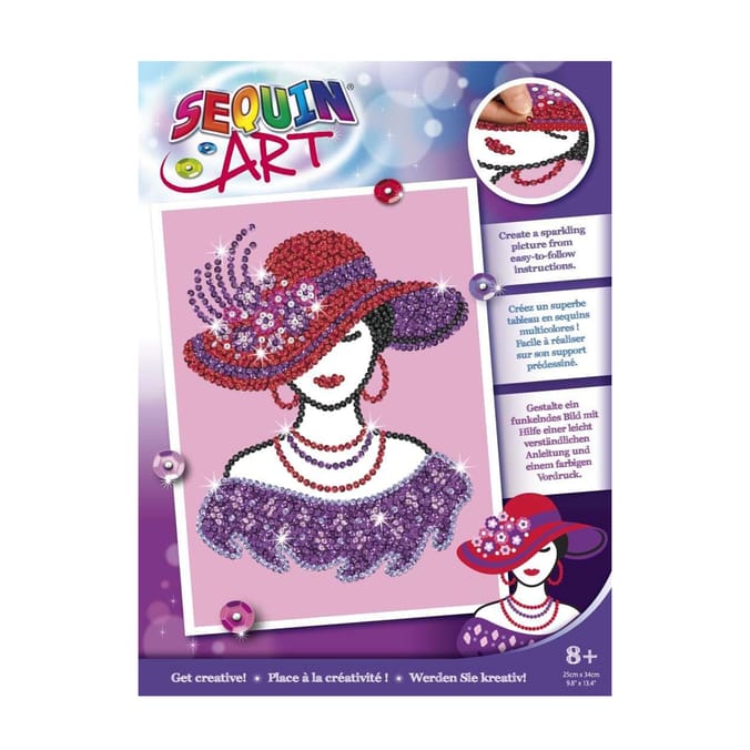  Sequin Art - Lady