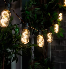Firefly 10 Bright Filament String Solar Lights
