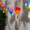 Firefly Hot Air Balloon Solar String Lights 4.5m - Multicolour 1