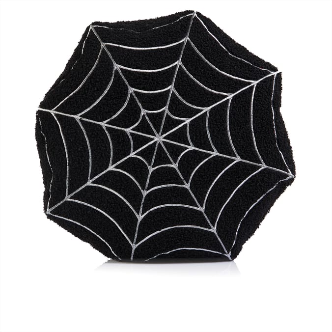 Haunted House Spider Web Cushion