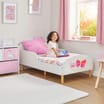 Liberty House Toys Kids White Toddler Bed – Spread Your Wings and Fly