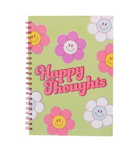 Scribble Pop Shop A4 Notebook - 'Happy Thoughts'