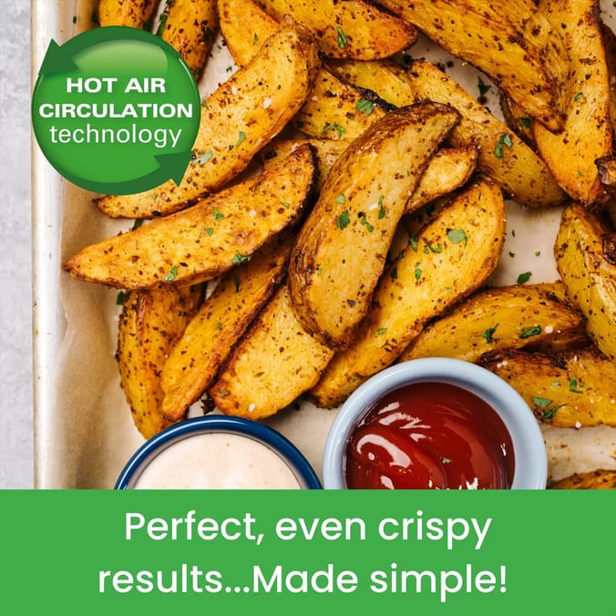 Hamilton Beach 1300w Simplifry Manual Air Fryer 4.2l