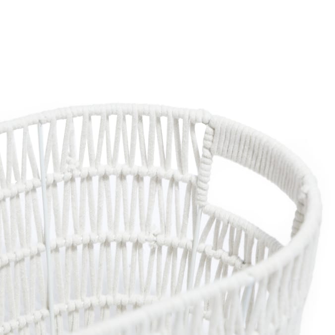 Home Collections Large Cotton Rope Woven Basket