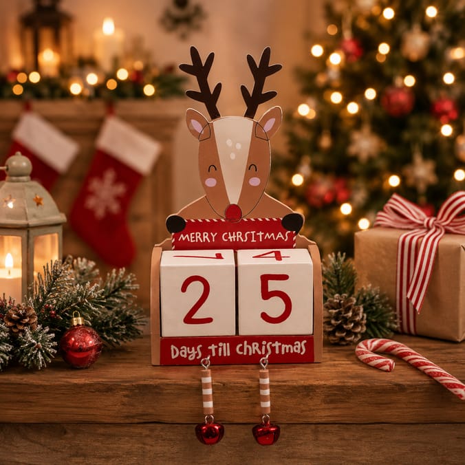 Sleigh Bells Advent Countdown - Reindeer