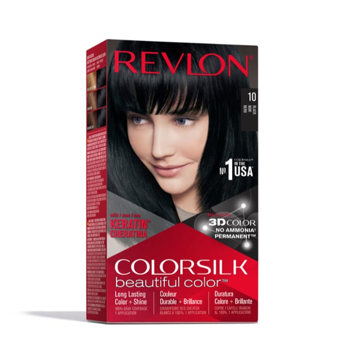 Revlon Colorsilk Permanent Hair Colour 10 Black