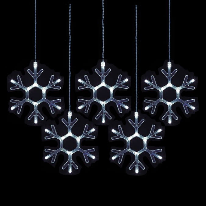 Prestige LED Snowflake Curtain Lights
