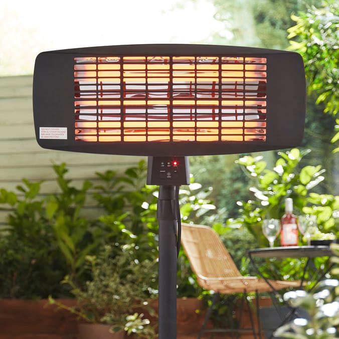 Swan Stand Patio Heater with Remote
