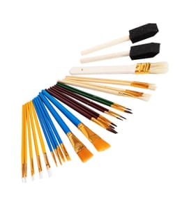 Colvin & Co Artists Paintbrush 25 Pack