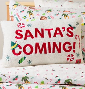 Elf Embroidered Cushion