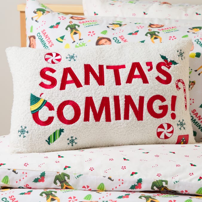 Elf Embroidered Cushion