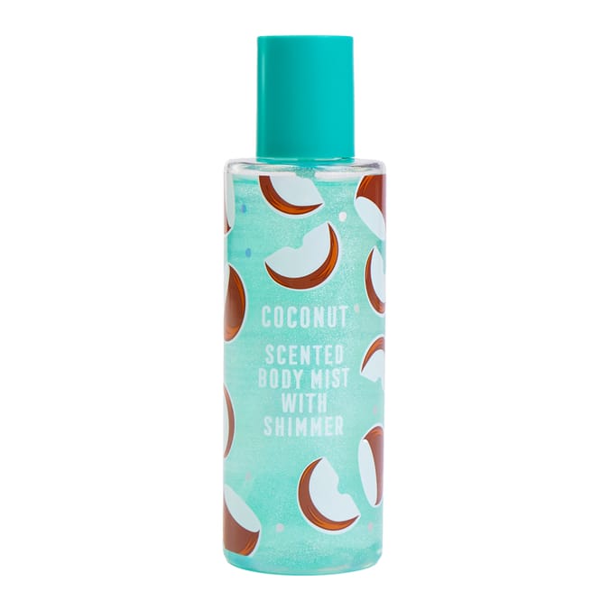 Coconut Scented Shimmer Body Mist 250ml