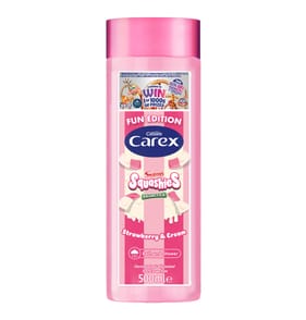 Carex Fun Edition Squashies Strawberry & Cream Shower Gel 500ml