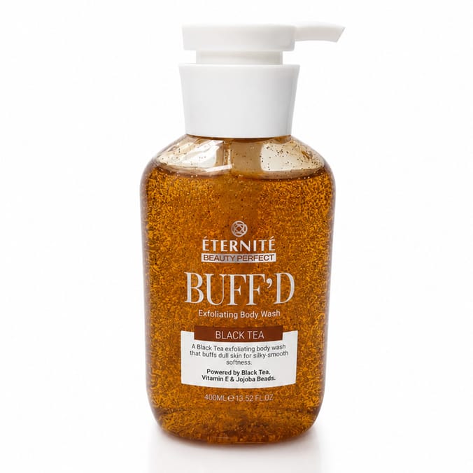  Eternite Buff'd Exfoliating Body Wash 400ml - Black Tea