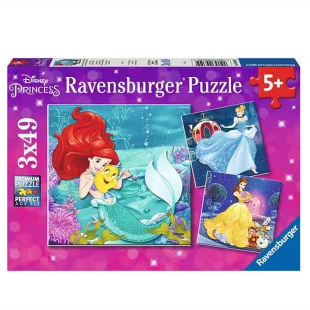 Puzzles 3x49 p - Le souhait d'Asha / Disney Wish, Puzzle enfant, Puzzle, Produits