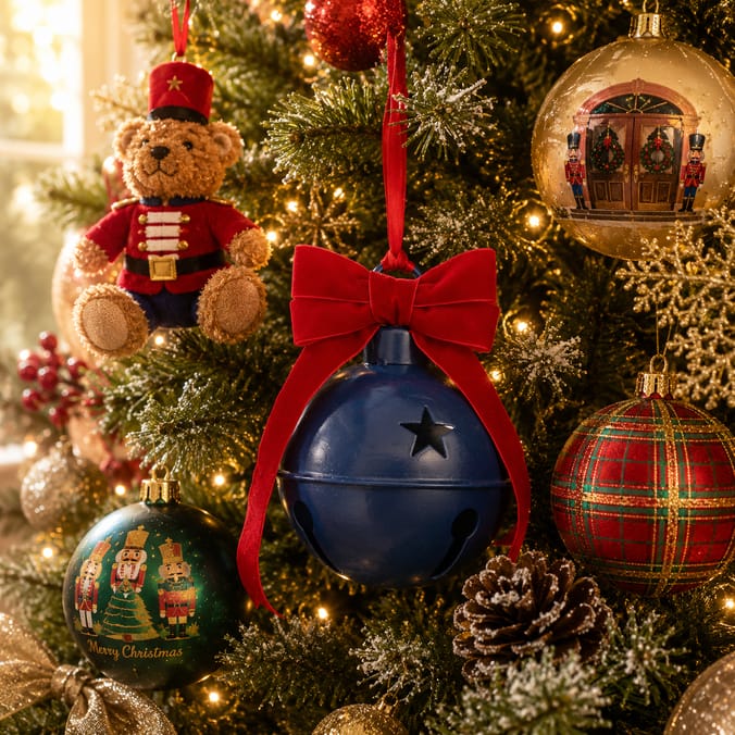 The Lifestyle Edit Timeless Christmas Hanging Bell