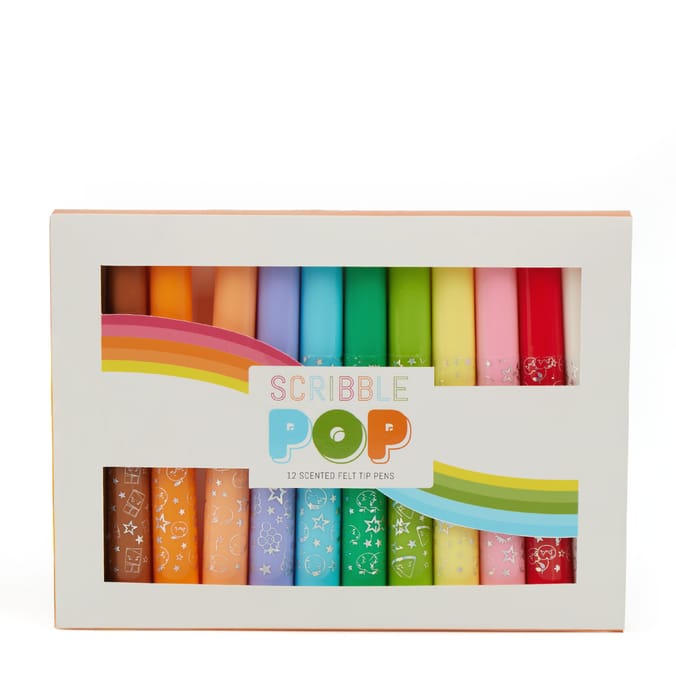Scribble Pop Scented Felt Tips Pens 12 Pack