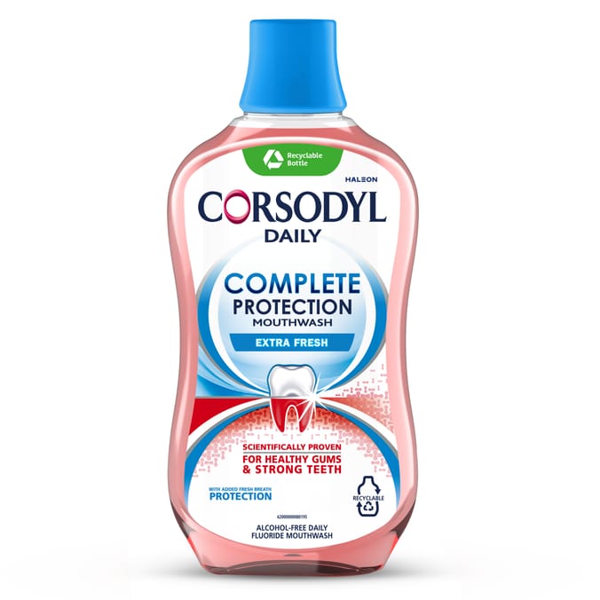 Corsodyl Complete Protection Mouthwash Extra Fresh 500ml