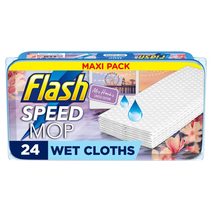 Flash Speedmop Floor Cleaner Mrs Hinch's Wet Refills x24 - Midsummer Memories
