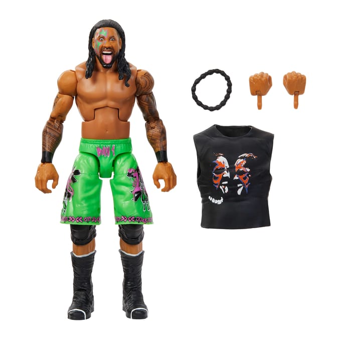  WWE Elite Action Figures 6" - Jimmy Uso With Green Shorts
