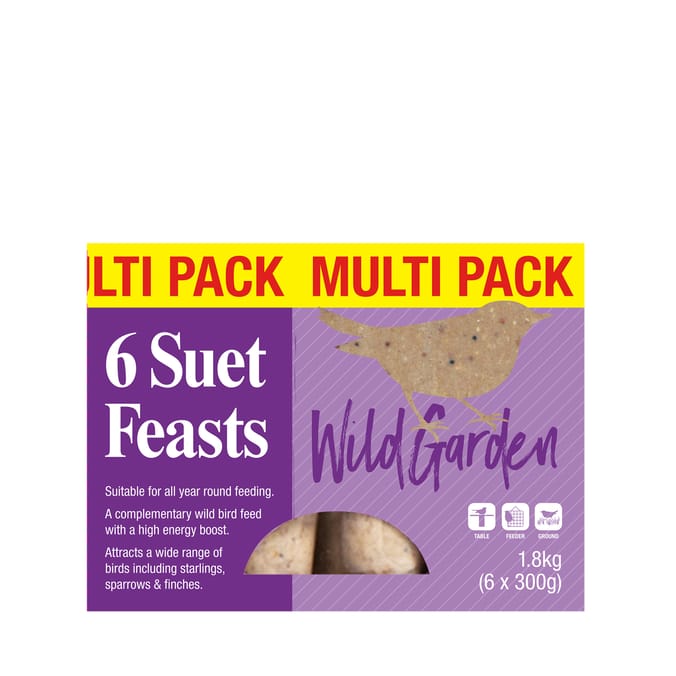 Wild Garden Suet Feasts 6 Pack