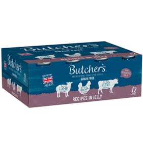 Butcher's Nourishing Food For Dogs Chunks In Jelly 12 x 400g