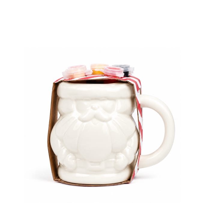 Sleigh Bells Paint Your Own Santa Mug