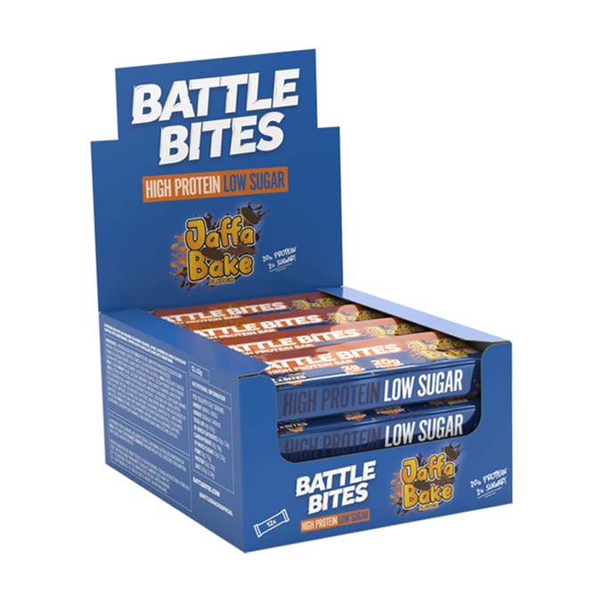 Battle Bites Protein Bar 62g - Jaffa Bake x12