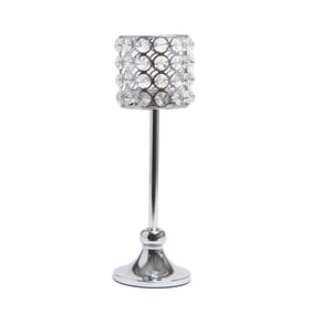 Home Collections Crystal Effect Tall Tealight Holder 