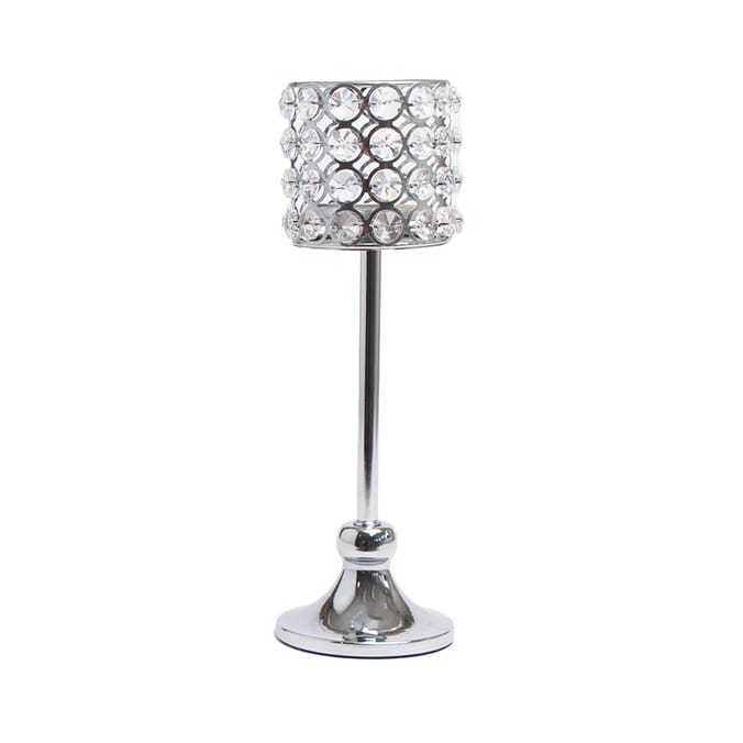 Home Collections Crystal Effect Tall Tealight Holder