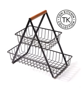 Tom Kitchin Metal 2 Tier Storage Basket