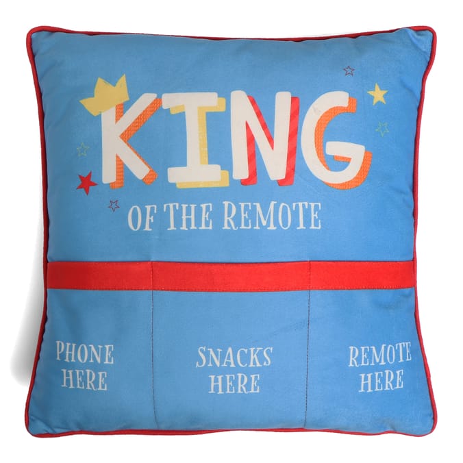 Dad You're A Legend Novelty Cushion - King Of The Remote