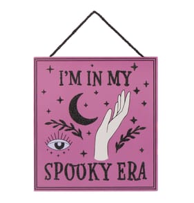 Mystic Midnight Wooden Sign - I'm In My Spooky Era