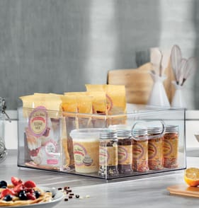 Utility Storage Basket With Divider