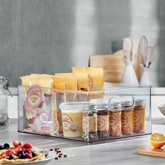 Utility Storage Basket With Divider