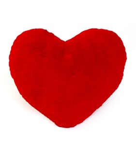 Love Heart Cushion - Red