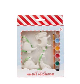 Sleigh Bells Paint Your Own Hanging Decorations - Dinosaur