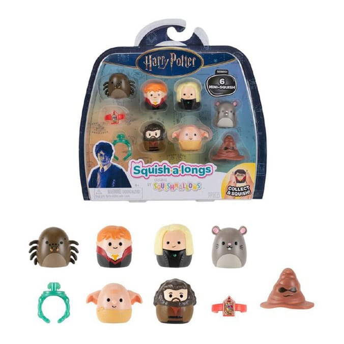 Squish-a-Longs Harry Potter 6 Pack - Wave 2