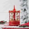 Festive Feeling Wooden Musical Carousel