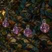Firefly Solar Light Co 10 Painted Ball String Lights