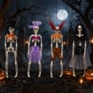 Hallow Scream Skeleton Hanging Decoration Assorted