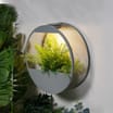 Firefly Round Wall Planter Solar Light