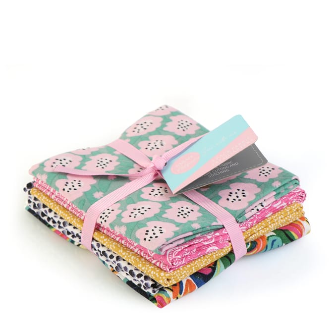 Sarah Ashford Cotton Fabric Fat Quarters 5 Pack - Abstract