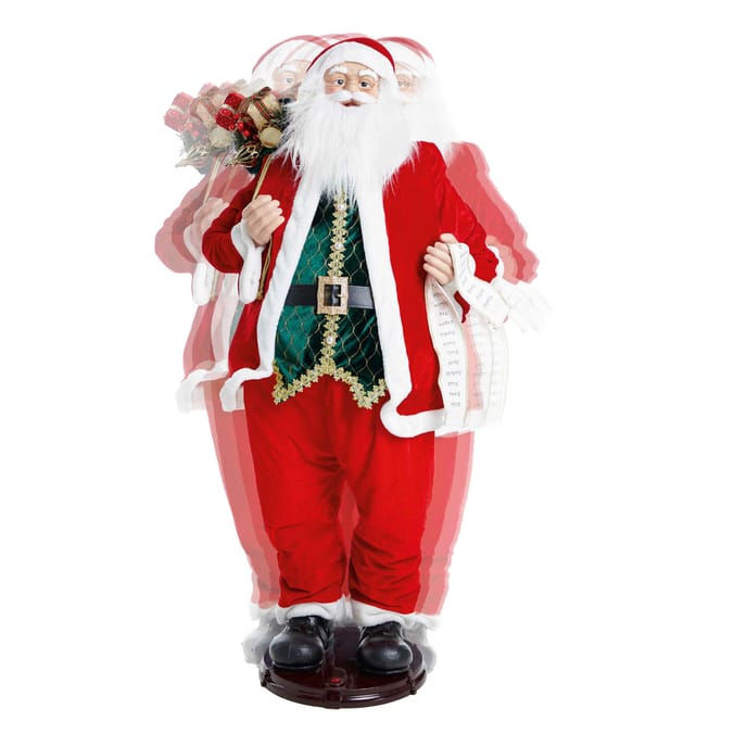Prestige 5ft Animated Musical Santa