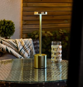 Prestige USB Rechargeable Easy Tough Table Lamp - Gold